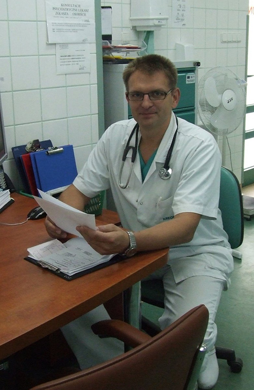 Na zdjęciu kierownik - lek. med. Marek Chałubiński